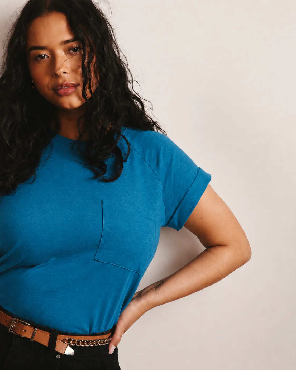 Light-As-Air Boy Tee - Ink Blue
