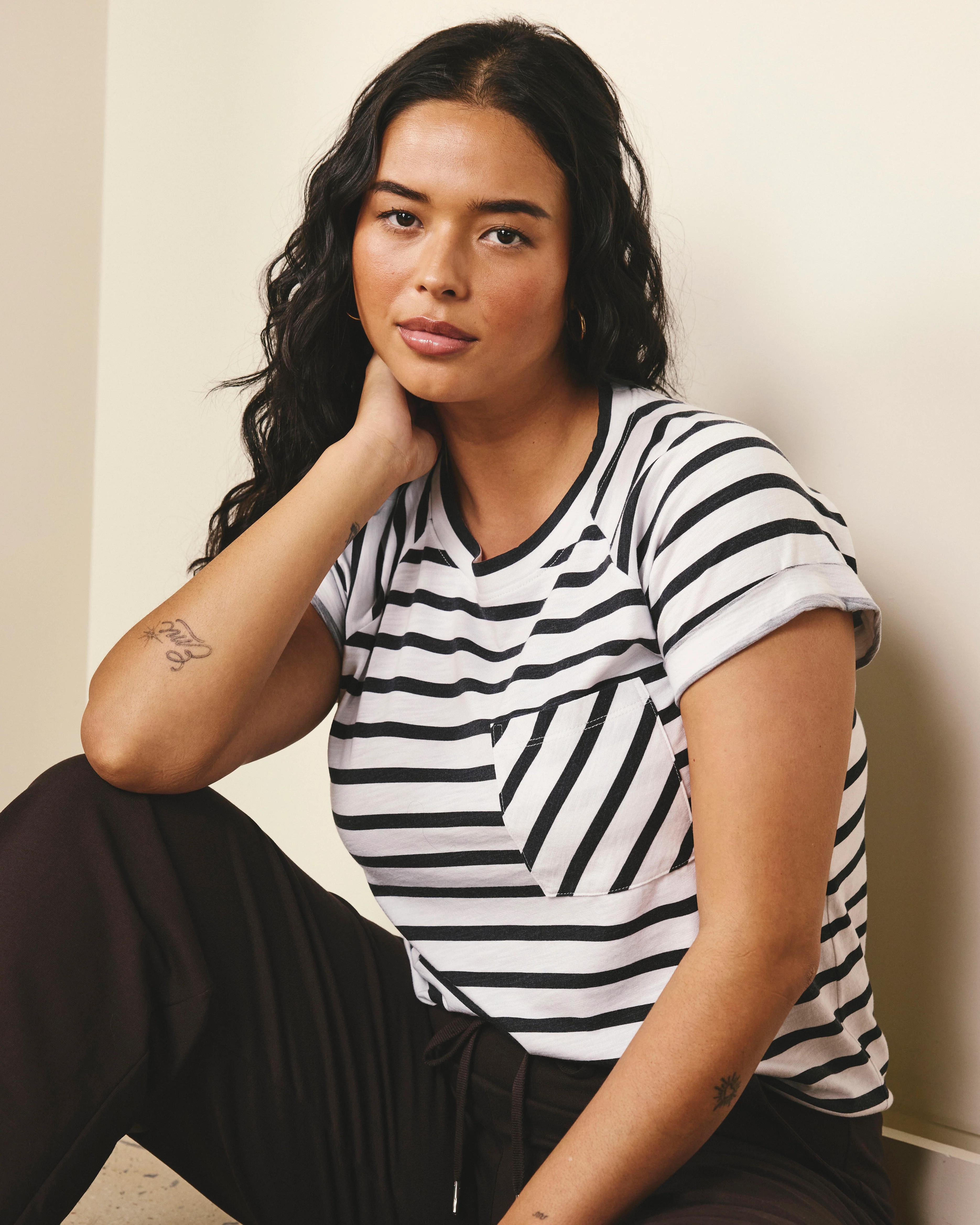 Light-As-Air Boy Tee - Zen Stripe