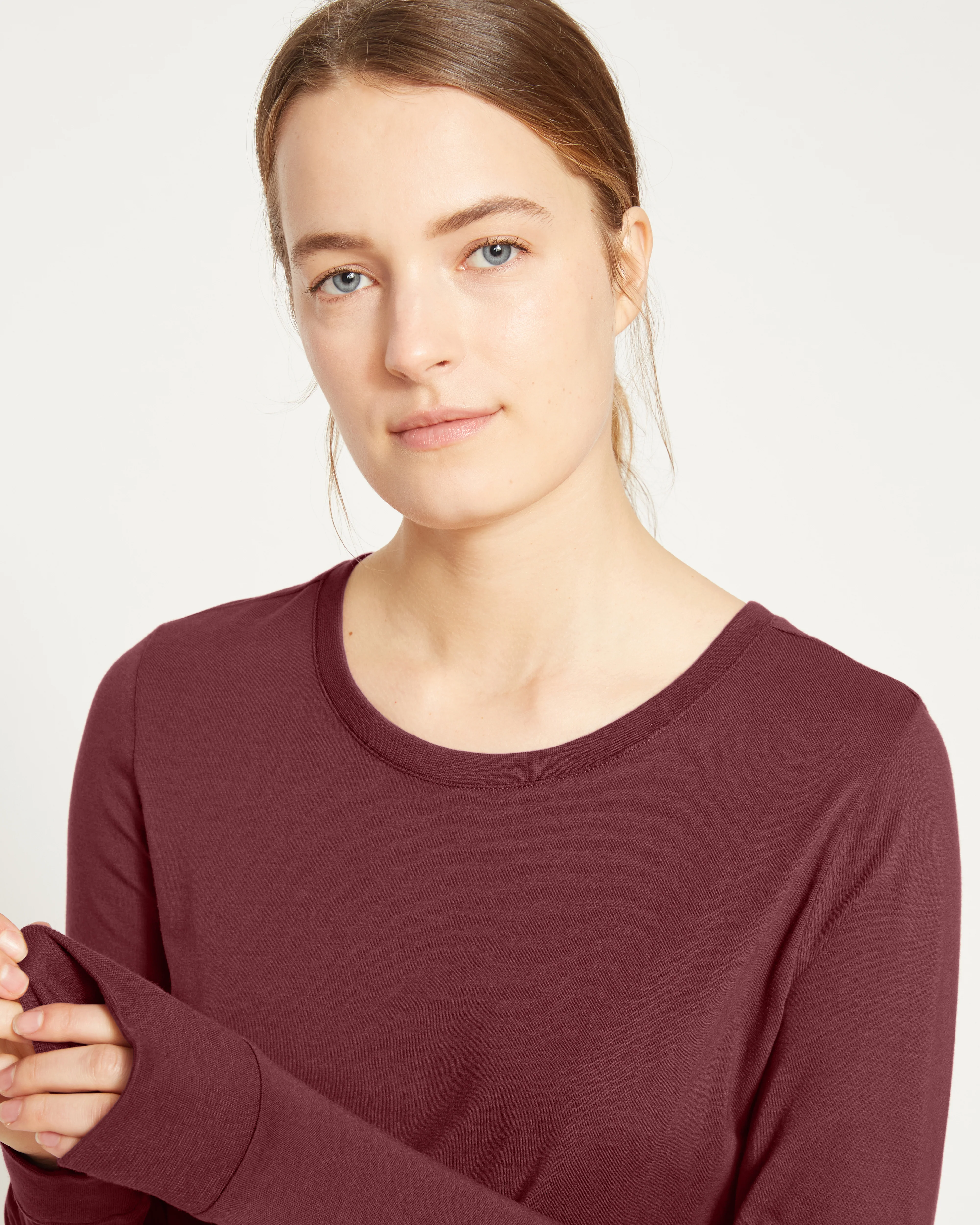 Long Sleeve Tee Rex - Black Cherry