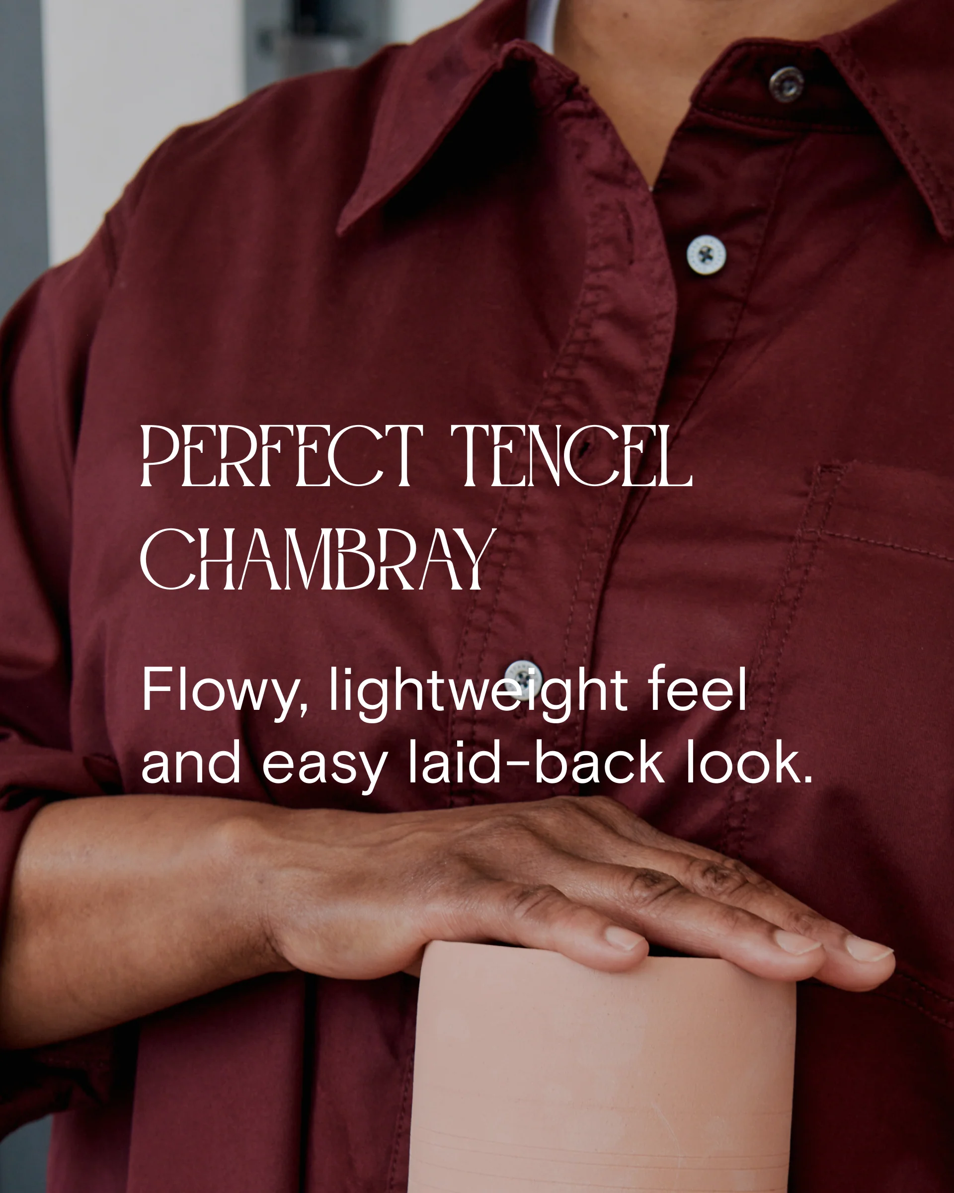Perfect Tencel Chambray Shorts - Midnight Blue - Image 7
