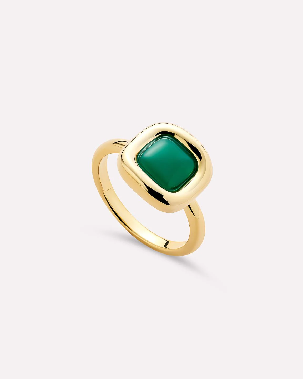Ana Luisa Statement Ring - Clara Ring Green Onyx