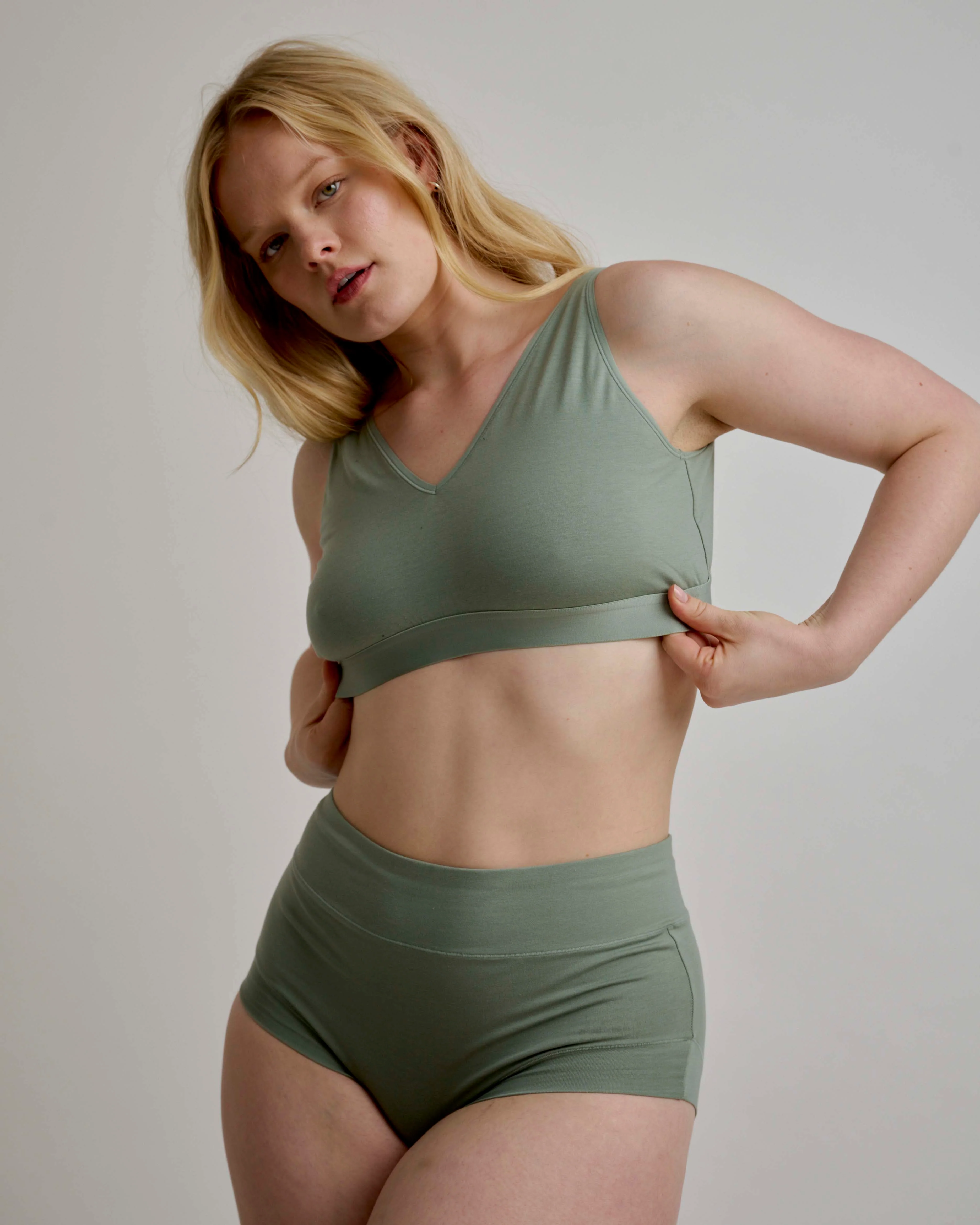UltimateS Super Full Coverage High Rise Brief - Sage - Image 4